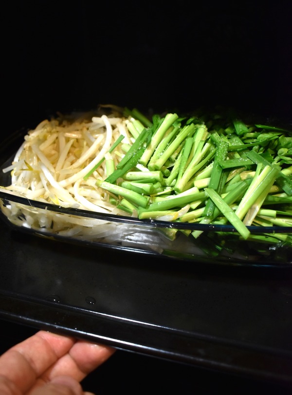 焼きニラもやし (4)