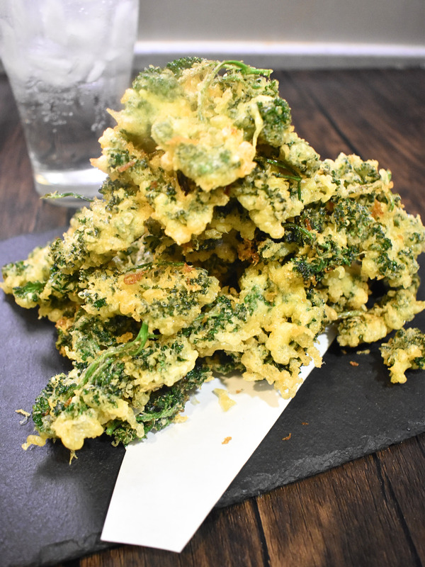 パセリの天ぷら (2)