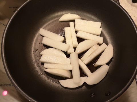焼き大根のおかか和え (3)