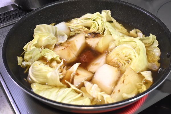 大根とキャベツのオイスターソース煮 (4)