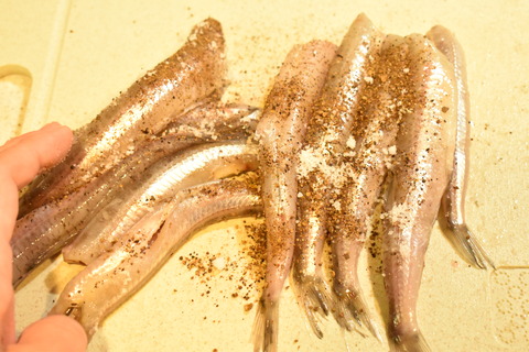 ニギスのスパイス焼き (4)