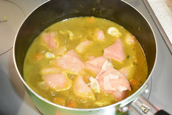 鶏むね肉のお手軽カレー (6)