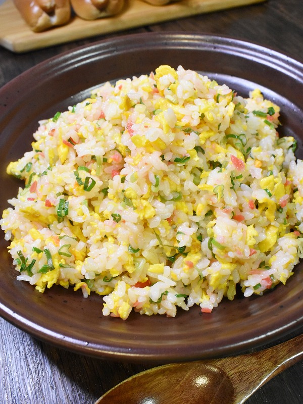 ねぎたっぷり炒飯 (2)