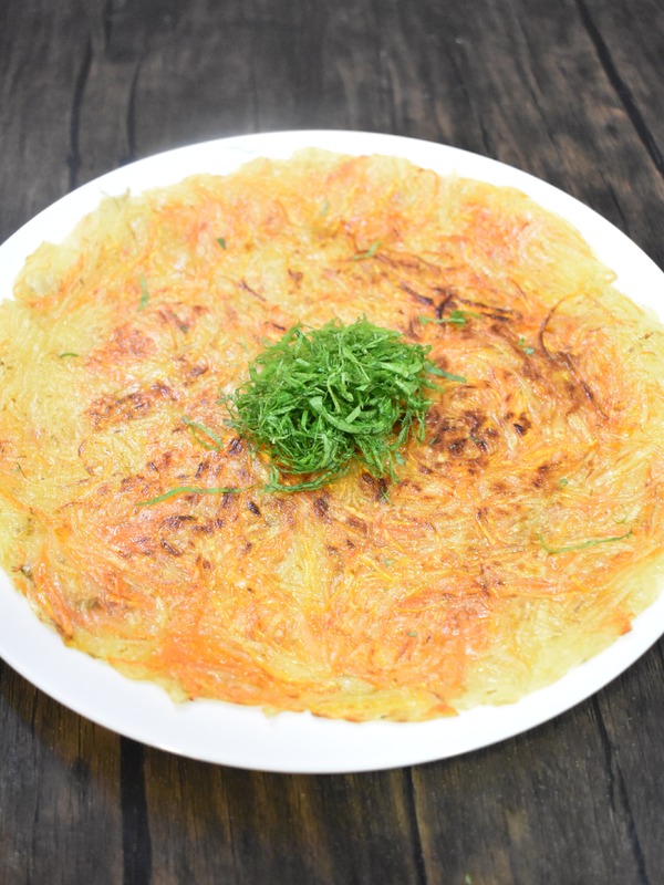 じゃがいもと人参のぺったん焼き (6)