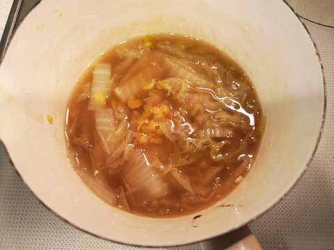茹で鶏の柚子白菜ソース (8)
