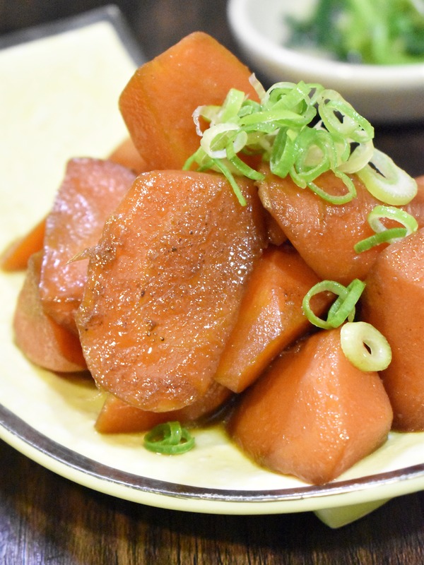 人参のスパイシー醤油煮込み (1)