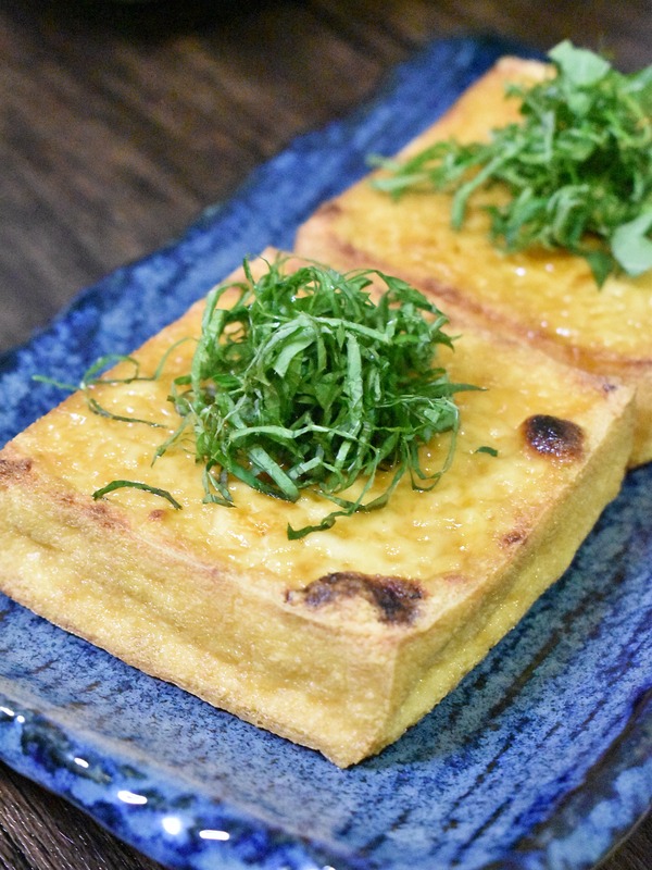 厚揚げの納豆のたれマヨ焼き (1)