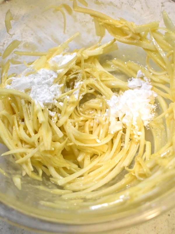 大根の皮の唐揚げ (4)