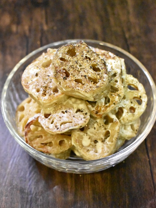 焼きれんこんのマヨネーズ和え (5)