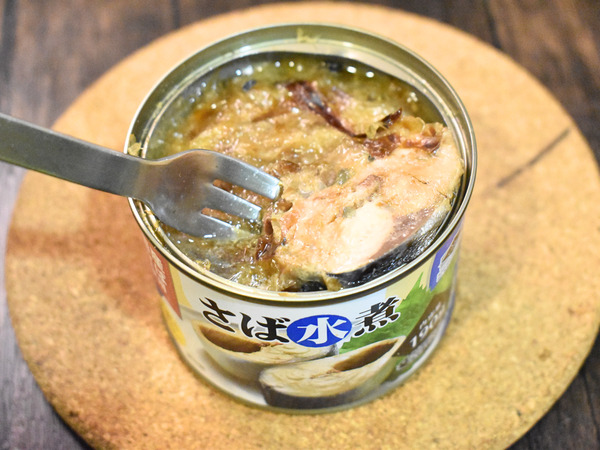 鯖缶のかつお節焼き (2)