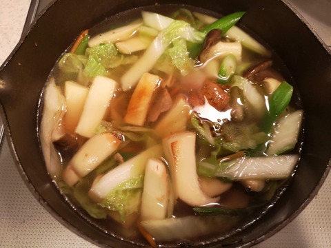 野菜たっぷり年越し蕎麦 (7)