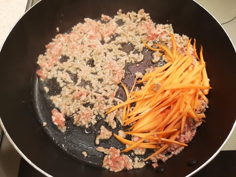 キャベツたっぷり混ぜご飯 (3)