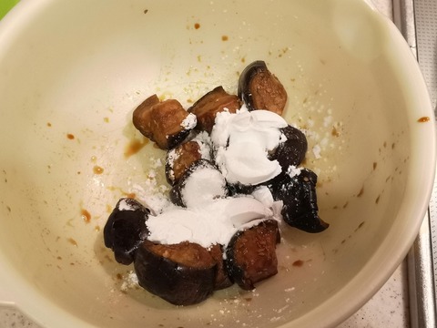 茄子の唐揚 (5)