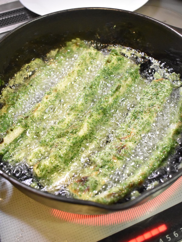 ちくわの磯部揚げでツリー (6)
