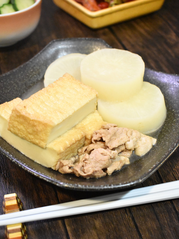 大根と厚揚げの煮物 (2)