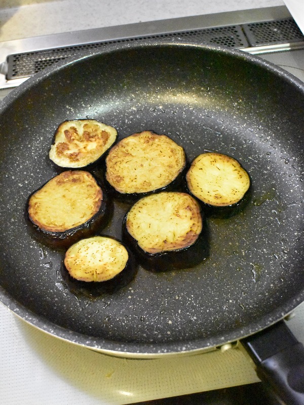 焼き米茄子のサラダ (4)