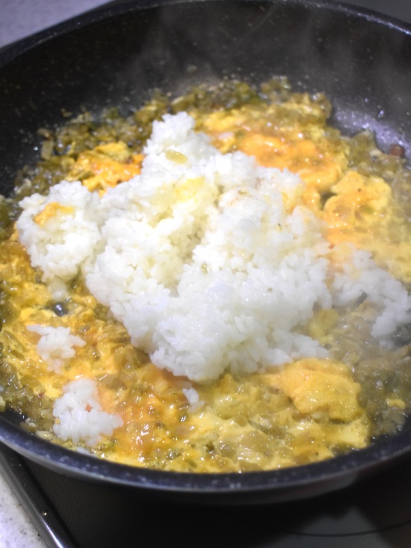 ザーサイにんにく炒飯 (5)