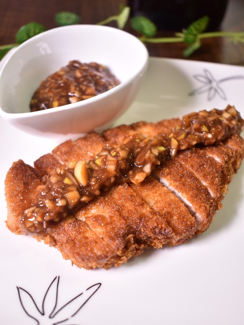 とんかつ　ねぎソース (1)