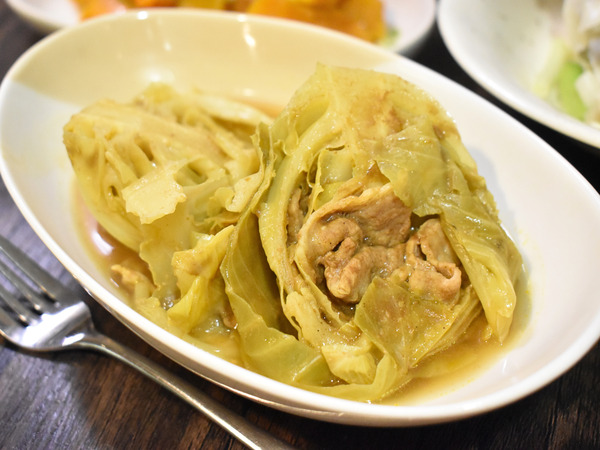 肉詰めキャベツのカレー煮込み (2)