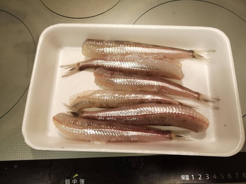 ニギスの素揚げ (3)