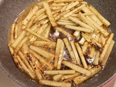 唐辛子きんぴらごぼう (5)