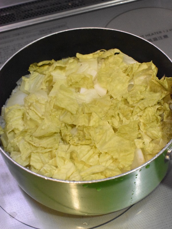 白菜の中華風炊き込みご飯 (5)