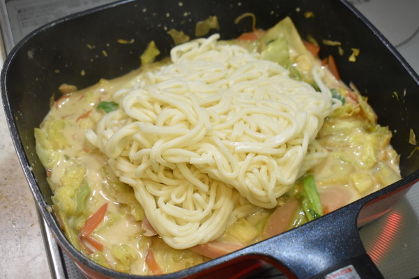クリーム焼きうどん (8)
