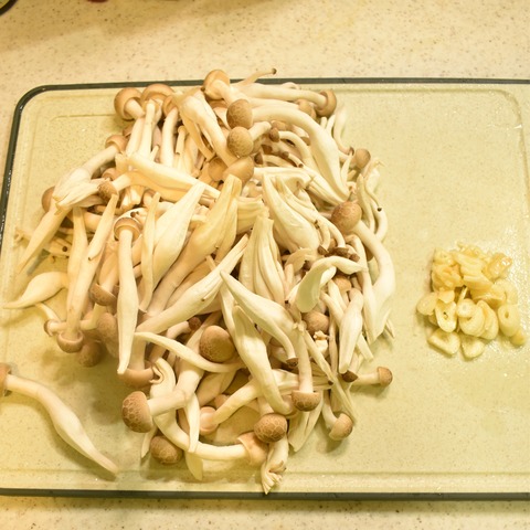しめじの和風パスタ (3)