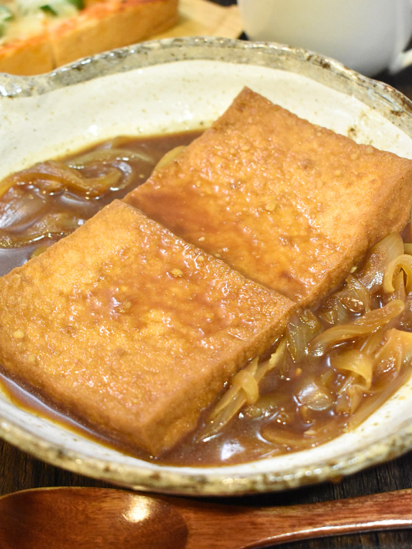 厚揚げのオイスターソース煮 (2)