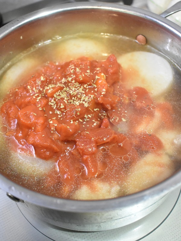 鶏もも肉と大根のトマト煮込み (5)