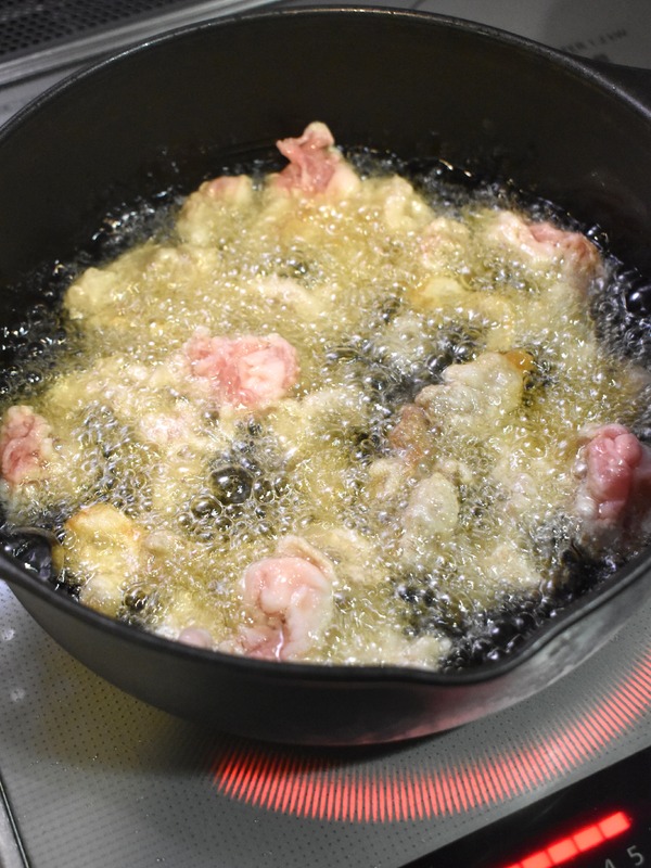 揚げ豚じゃがのさっぱり炒め (6)