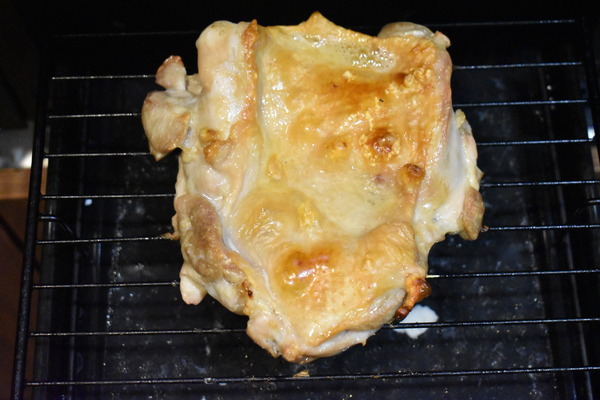鶏もも肉の塩焼きポン酢 (4)