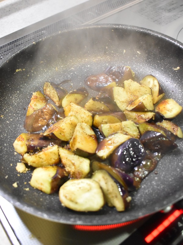 茄子の生姜しょうゆ炒め (5)