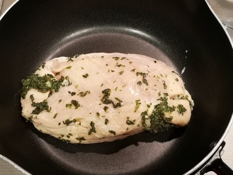 鶏むね肉のミントソテー (4)