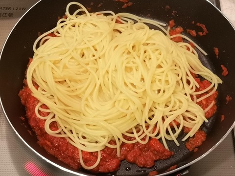燻製トマトソースパスタ (10)