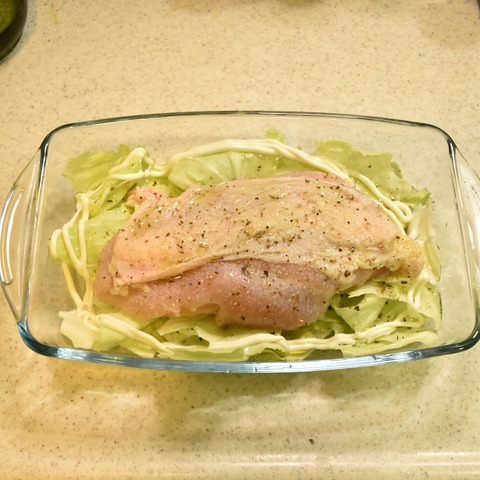 鶏むね肉のオーブン焼き (2)