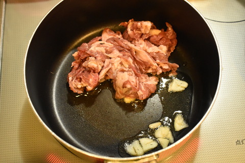 味噌にんにく牛ごぼう (3)