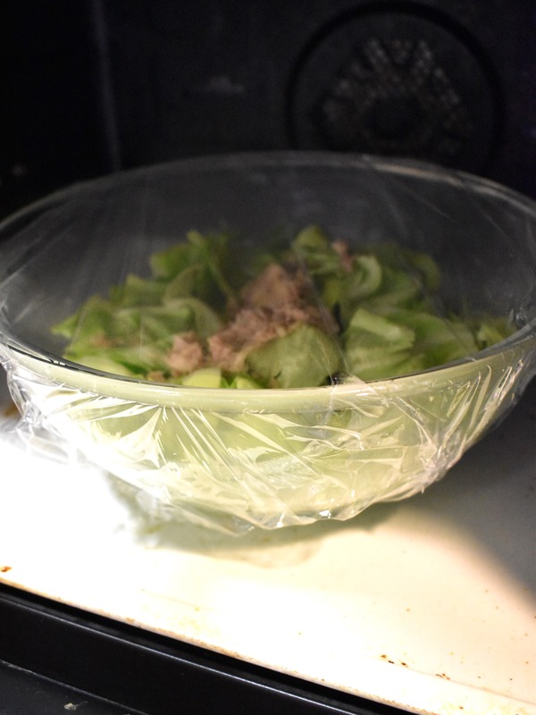 春キャベツとツナの温サラダ (4)