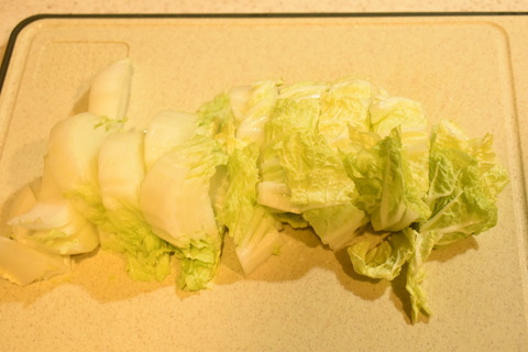白菜のコーンスープ炒め (3)