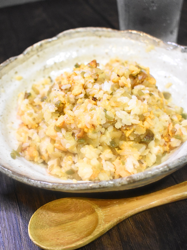 ザーサイにんにく炒飯 (2)
