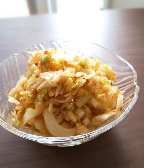 ピリ辛塩キャベツ (1)