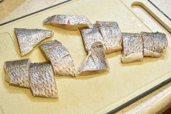 鯛の柚子唐揚げ (3)