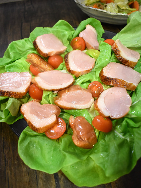炙り鴨ロースサラダ (2)