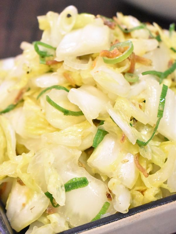 白菜のじゃこ和え (1)