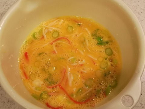 ごぼうカニ玉 (3)