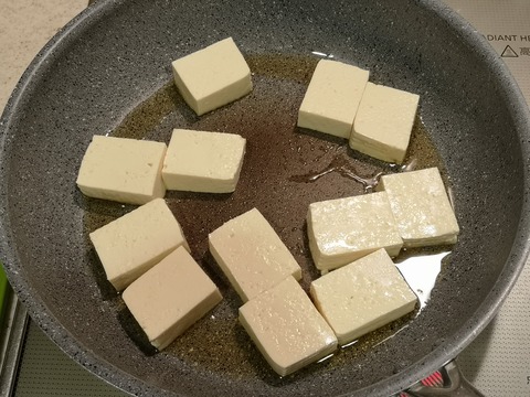 豆腐としめじのレモン炒め (3)
