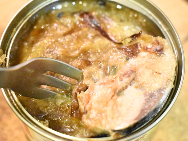 鯖缶のかつお節焼き (1)