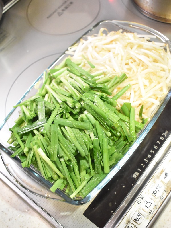 焼きニラもやし (3)