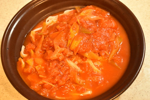トマト生姜うどん (8)