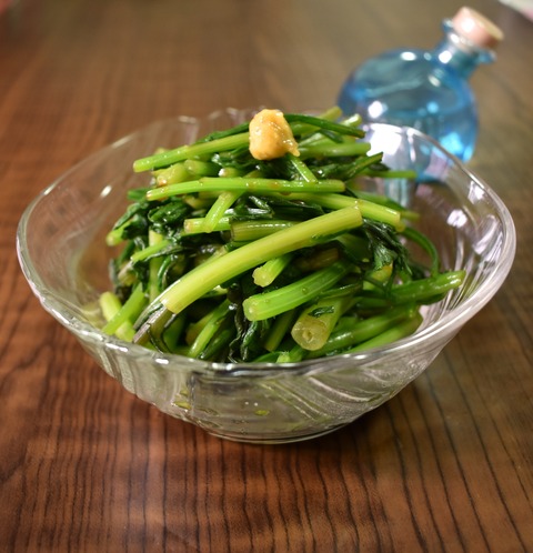 春菊のシャキシャキお浸し (1)